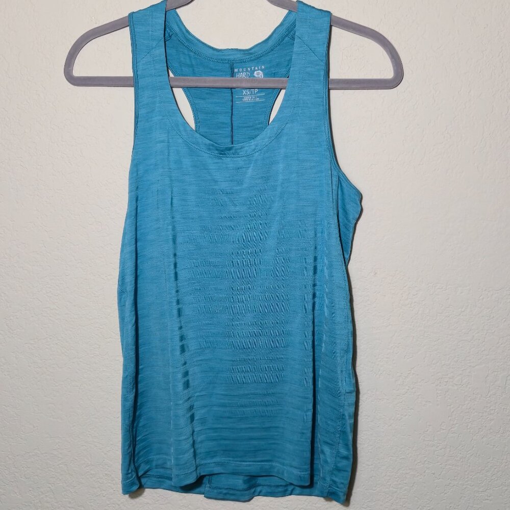 Mountain Hardwear Blue Racerback Athletic Tank Top - Size XS